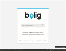Tablet Screenshot of bolig.dk